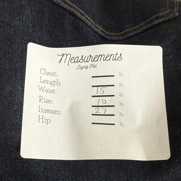 J. Crew 9" Vintage Slim Straight Ankle Cropped Stretch Jean 28 Indigo Dark Blue - Picture 9 of 15